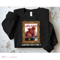 Custom Picture Frame Personalized Text And Photo Sweatshirt thumb 2
