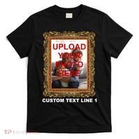 Custom Picture Frame Personalized Text And Photo T-Shirt thumb 0