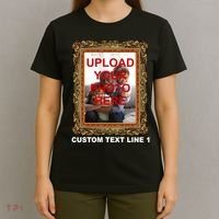Custom Picture Frame Personalized Text And Photo T-Shirt thumb 4