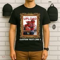 Custom Picture Frame Personalized Text And Photo T-Shirt thumb 6