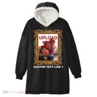 Custom Picture Frame Personalized Text And Photo Hooded Wearable Blanket thumb 0
