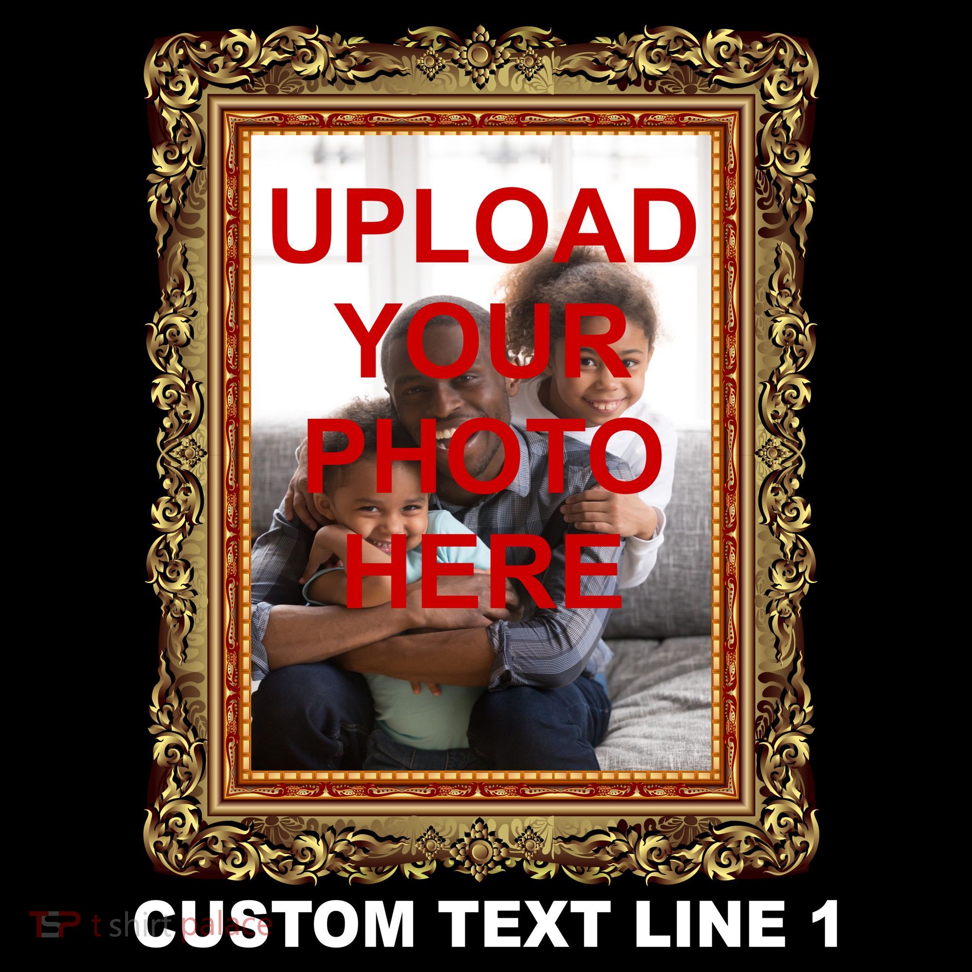 Custom Picture Frame Personalized Text And Photo Bucket Hat
