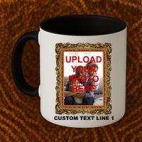 Custom Picture Frame Personalized Text And Photo Coffee Mug thumb 2