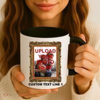 Custom Picture Frame Personalized Text And Photo Coffee Mug thumb 3