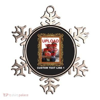 Custom Picture Frame Personalized Text And Photo Ornament