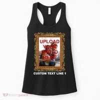 Custom Picture Frame Personalized Text And Photo Women's Tank Top thumb 0