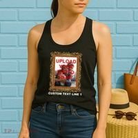 Custom Picture Frame Personalized Text And Photo Women's Tank Top thumb 2