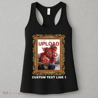 Custom Picture Frame Personalized Text And Photo Women's Tank Top thumb 3