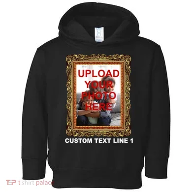 Custom Picture Frame Personalized Text And Photo Toddler Hoodie