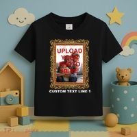 Custom Picture Frame Personalized Text And Photo Toddler T-Shirt thumb 3