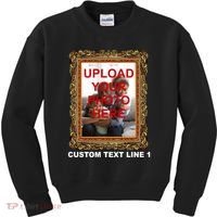 Custom Picture Frame Personalized Text And Photo Kids Sweatshirt thumb 0