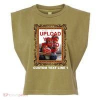 Custom Picture Frame Personalized Text And Photo Garment-Dyed Women's Muscle Tee thumb 0