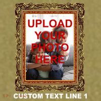 Custom Picture Frame Personalized Text And Photo Garment-Dyed Women's Muscle Tee thumb 6