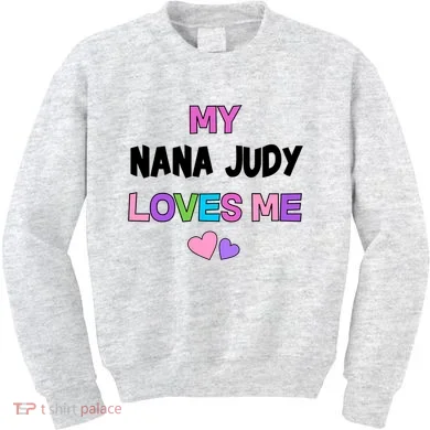 Custom Text You Are Loved Personalized Girly Design Kids Sweatshirt