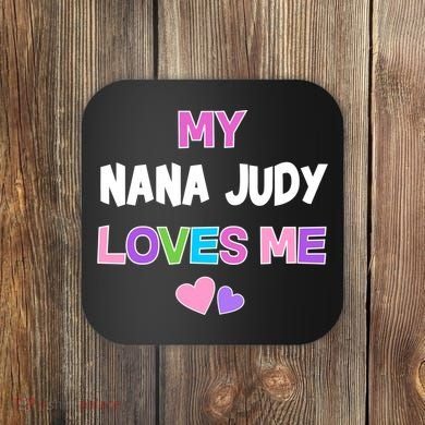 Custom Text You Are Loved Personalized Girly Design Coaster