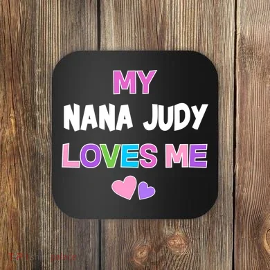 Custom Text You Are Loved Personalized Girly Design Coaster