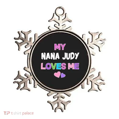 Custom Text You Are Loved Personalized Girly Design Ornament