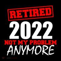 Custom Year Retired Not My Problem Anymore Personalize Pom Pom 12in Knit Beanie thumb 2