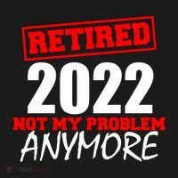 Custom Year Retired Not My Problem Anymore Personalize Tank Top thumb 6