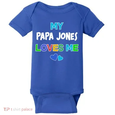 Custom You Are Loved Personalized Boy Design Baby Bodysuit