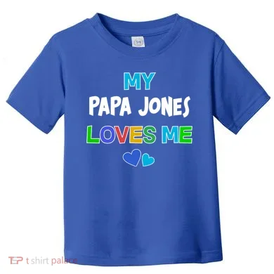 Custom You Are Loved Personalized Boy Design Toddler T-Shirt