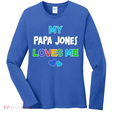 Custom You Are Loved Personalized Boy Design Women's Long Sleeve Shirt