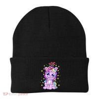 Cute Unicorn Tangled Christmas Lights Stars Rainbow Beanie thumb 0