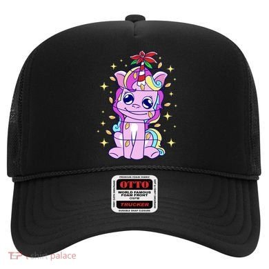 Cute Unicorn Tangled Christmas Lights Stars Rainbow Hat