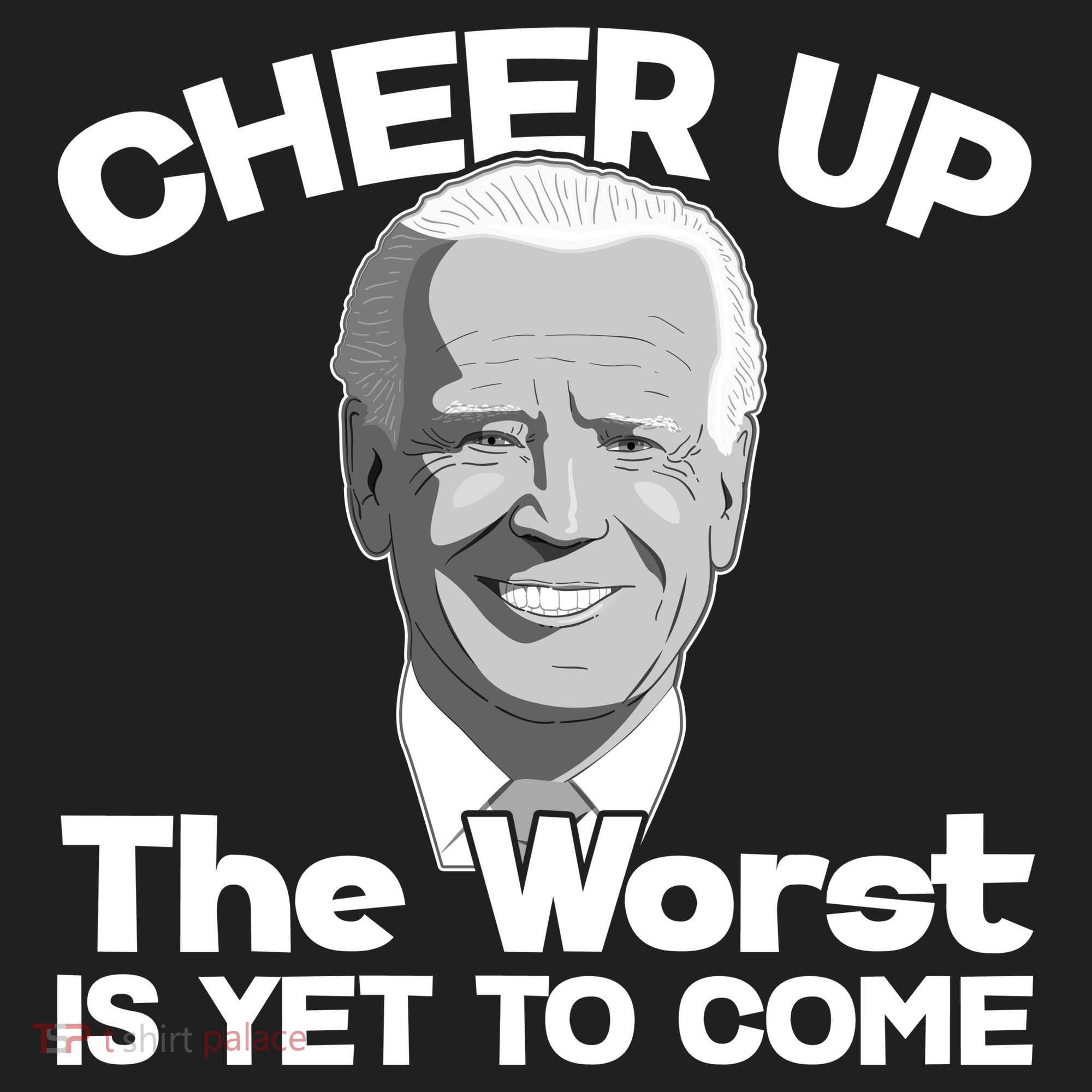 Cheer Up The Worst Is Yet To Come Anti Biden Golf Towel