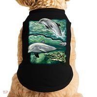 Cute Abstract dolphins In Sea Life Doggie Tank thumb 0