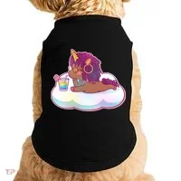 Cute Afro Unicorn Doggie Tank thumb 0