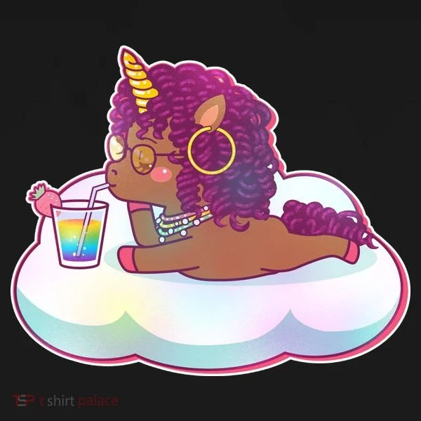Cute Afro Unicorn Doggie Tank