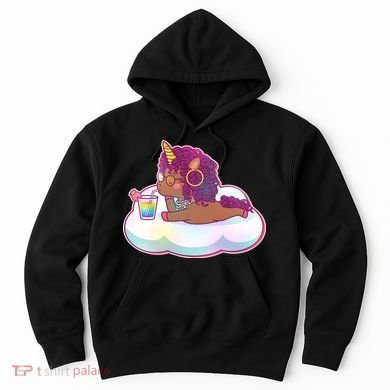 Cute Afro Unicorn Hoodie