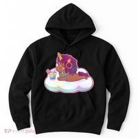 Cute Afro Unicorn Hoodie thumb 0