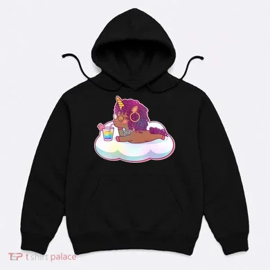 Cute Afro Unicorn Hoodie
