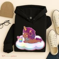 Cute Afro Unicorn Hoodie thumb 4