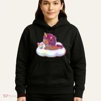 Cute Afro Unicorn Hoodie thumb 5
