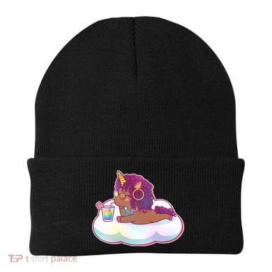 Cute Afro Unicorn Beanie