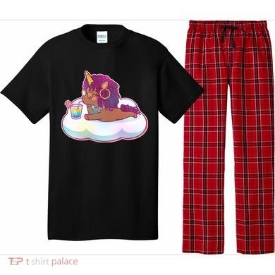 Cute Afro Unicorn Pajama Set