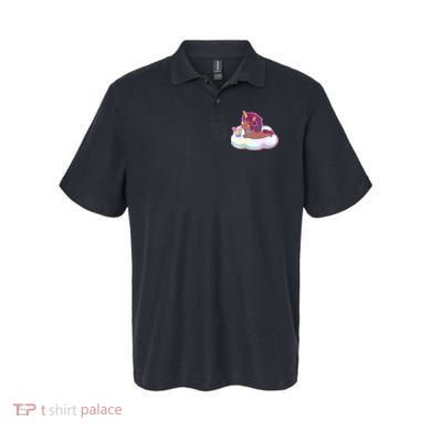 Cute Afro Unicorn Polo