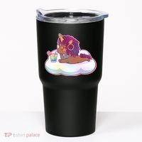 Cute Afro Unicorn Tumbler thumb 0