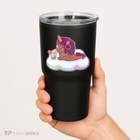 Cute Afro Unicorn Tumbler thumb 2