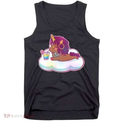 Cute Afro Unicorn Tank Top