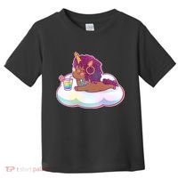 Cute Afro Unicorn Toddler T-Shirt thumb 0