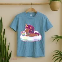 Cute Afro Unicorn T-Shirt thumb 2