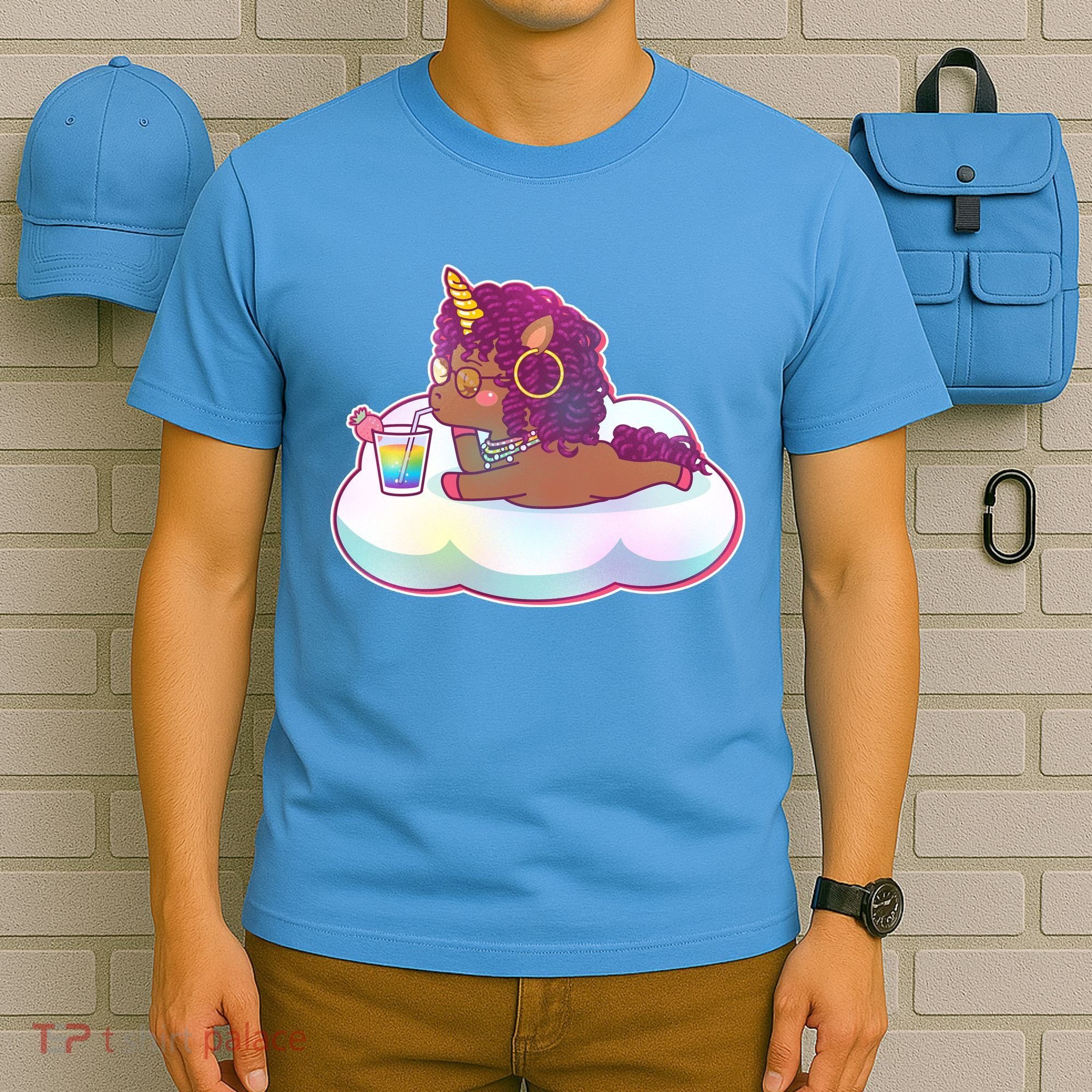 Cute Afro Unicorn T-Shirt