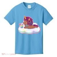 Cute Afro Unicorn Kids T-Shirt thumb 0