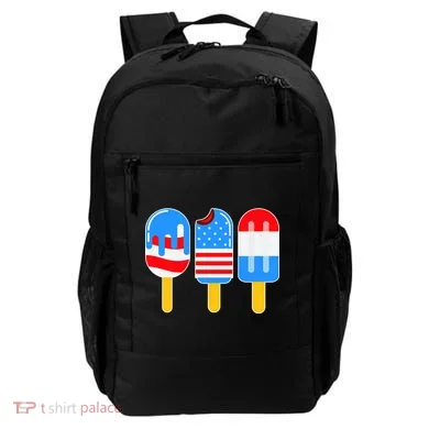 Cute American Flag Popsicles  Backpack