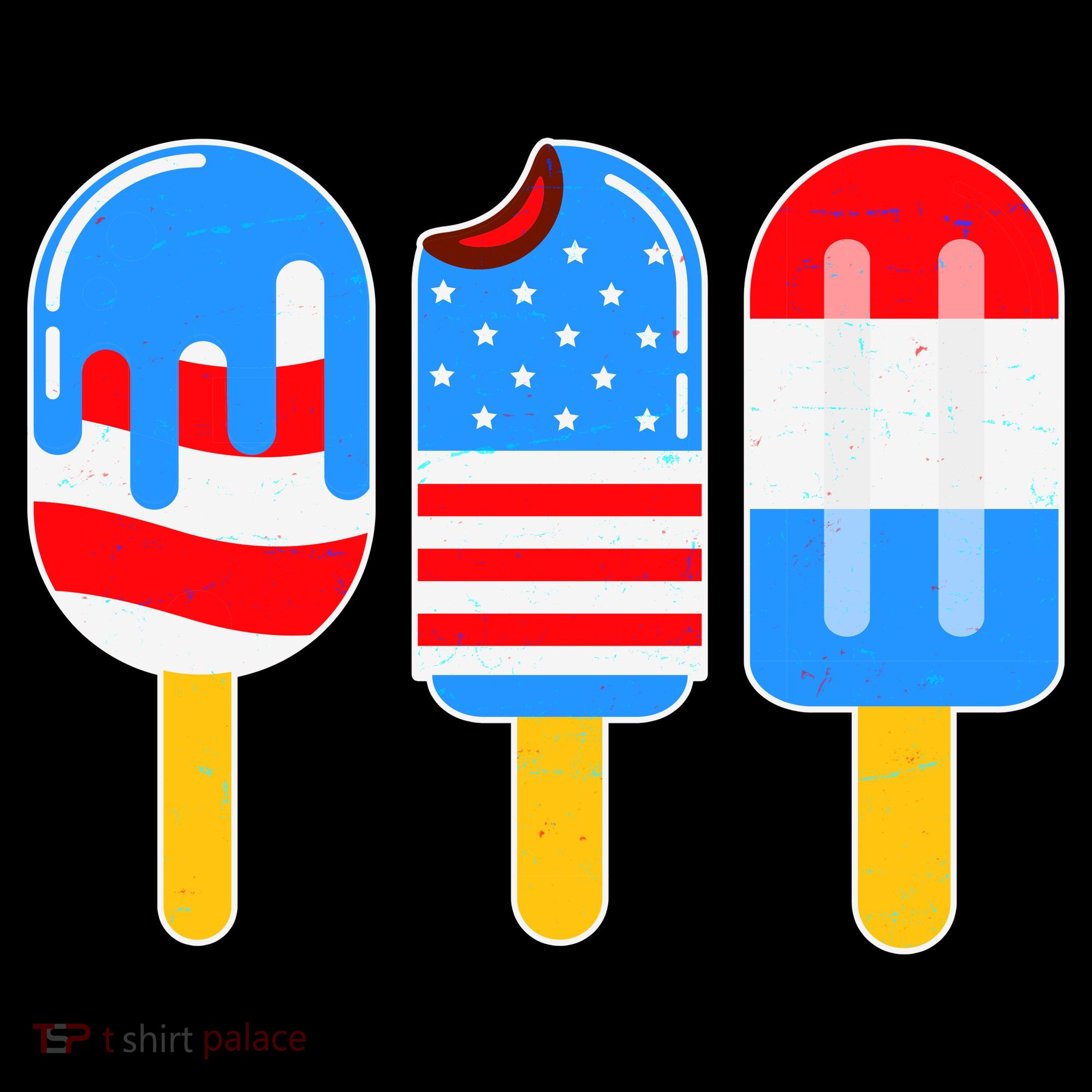 Cute American Flag Popsicles  Backpack