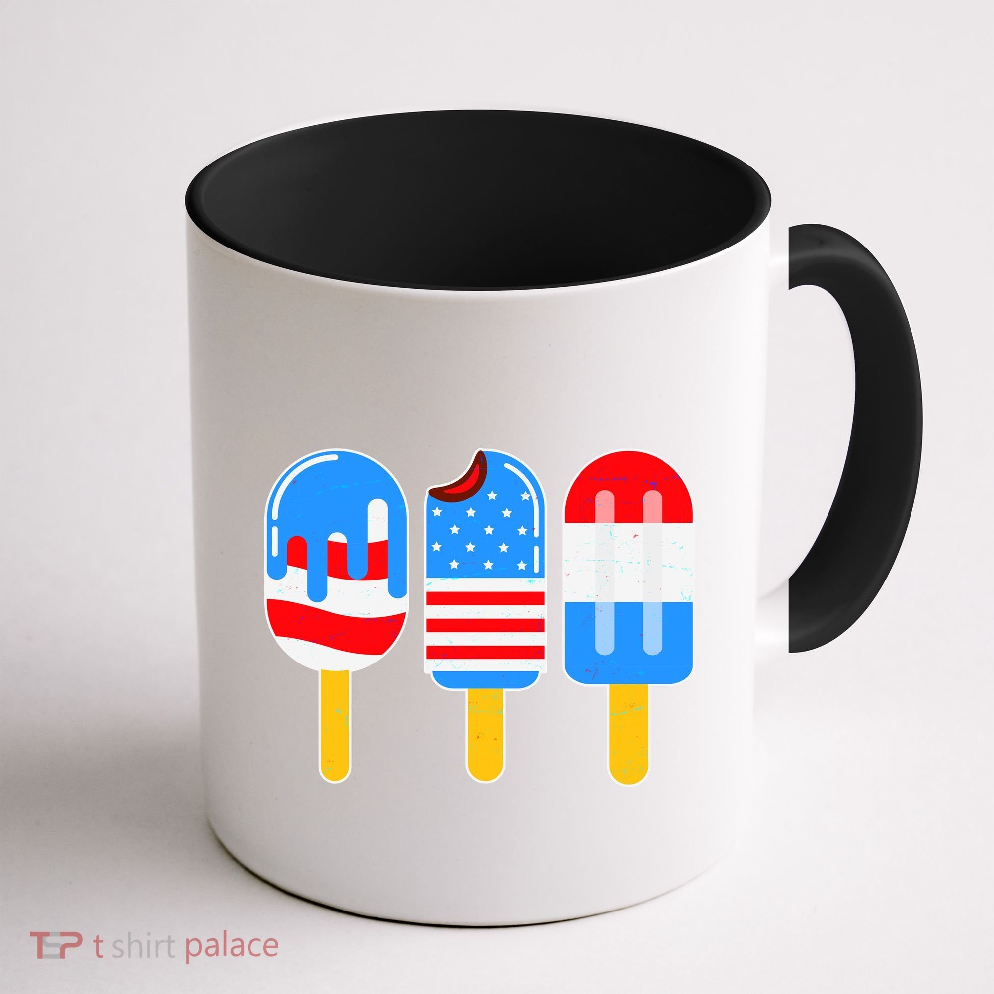 Cute American Flag Popsicles  Coffee Mug